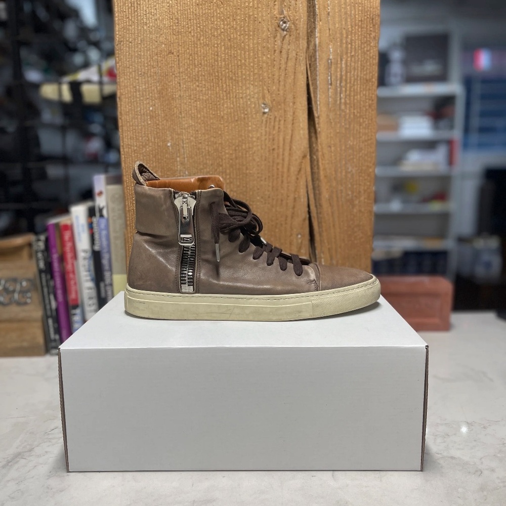 Brown John Varvatos Hightop Sneakers
